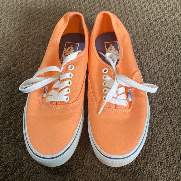 Vans Shoes - Size 8 Orange- Peach Van Sneakers